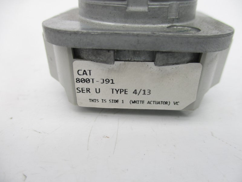 ALLEN BRADLEY 800T-J91 SER. U (AS PICTURED) NSNP