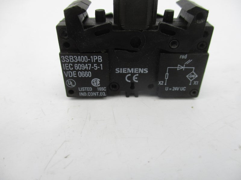 SIEMENS 3SB3400-1PB 24V NSNP