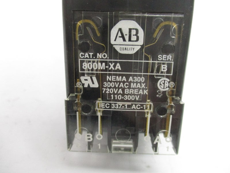 ALLEN BRADLEY 800MR-FXP16X SER. D 110/120V NSNP