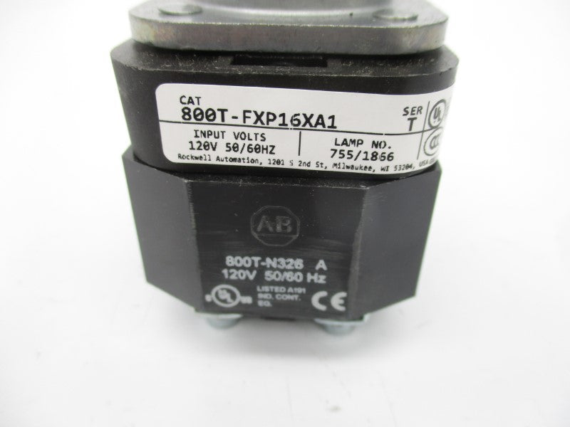 ALLEN BRADLEY 800T-FXP16XA1 SER. T 120V (AS PICTURED) NSNP