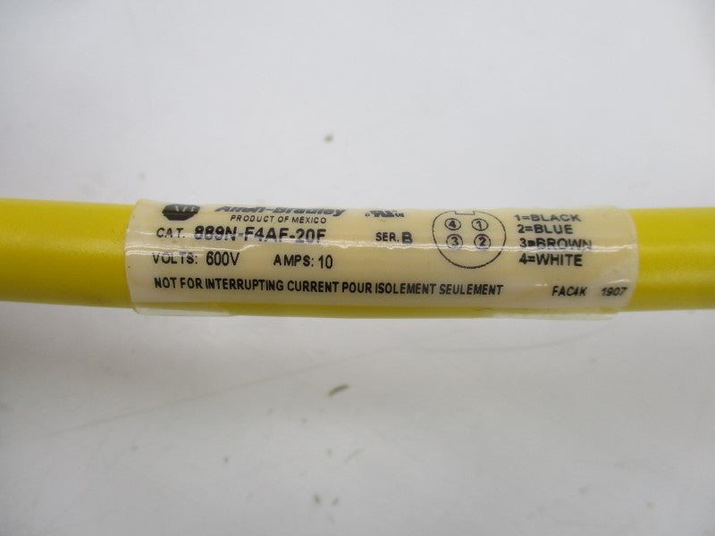 ALLEN BRADLEY 889N-F4AF-20F SER. B 600V 10A NSNP
