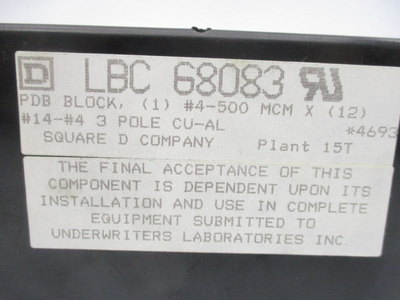 SQUARE D LBC68083 NSNP