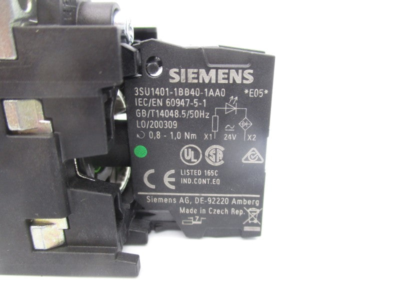 SIEMENS 3SU1152-0AB40-1FA0 24V (AS PICTURED) NSMP