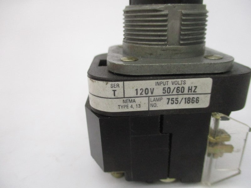 ALLEN BRADLEY 800T-PB16 SER. T 120V (AS PICTURED) NSNP