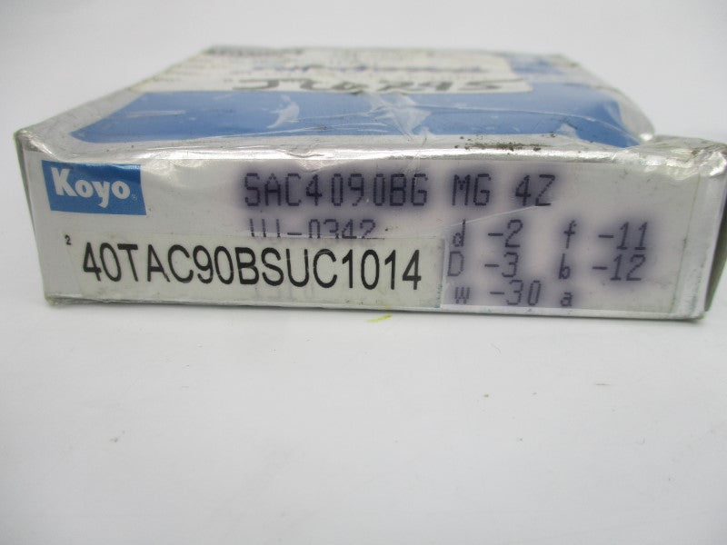 KOYO 40TAC90BSUC1014 SAC4090BG NSMP