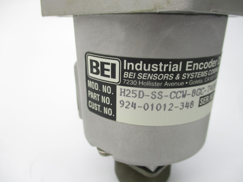 BEI H25D-SS-CCW-8GC-7406M24-LED-EM20-S 924-01012-348 24VDC NSNP