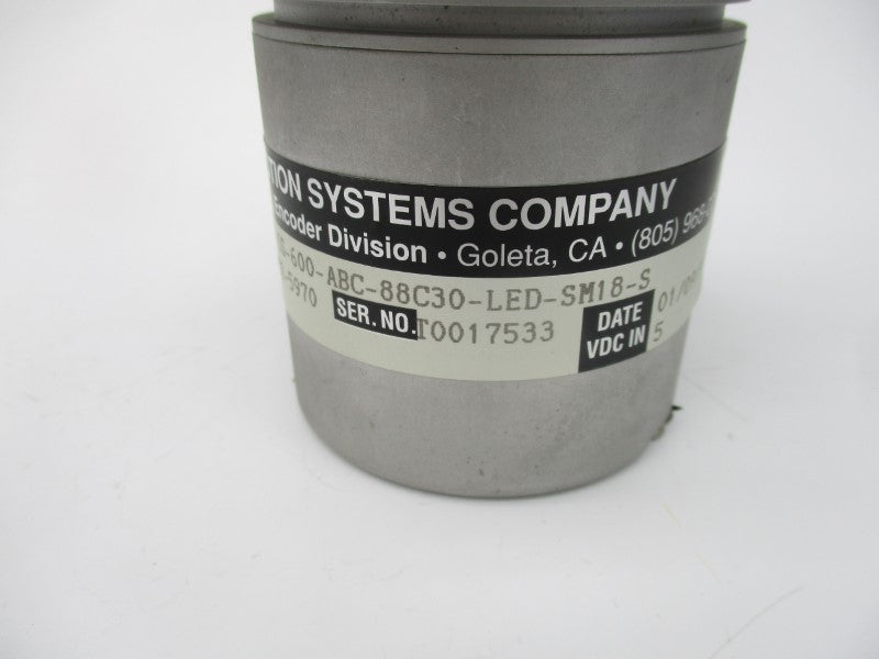 BEI H25E-F4-SS-600-ABC-88C30-LED-SM18-S 924-01002-5970 5VDC NSNP