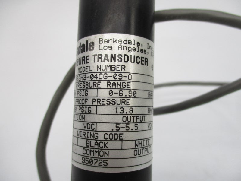 BARKSDALE 403H3-04CG-09-0 12-32VDC 0-100PSI NSNP