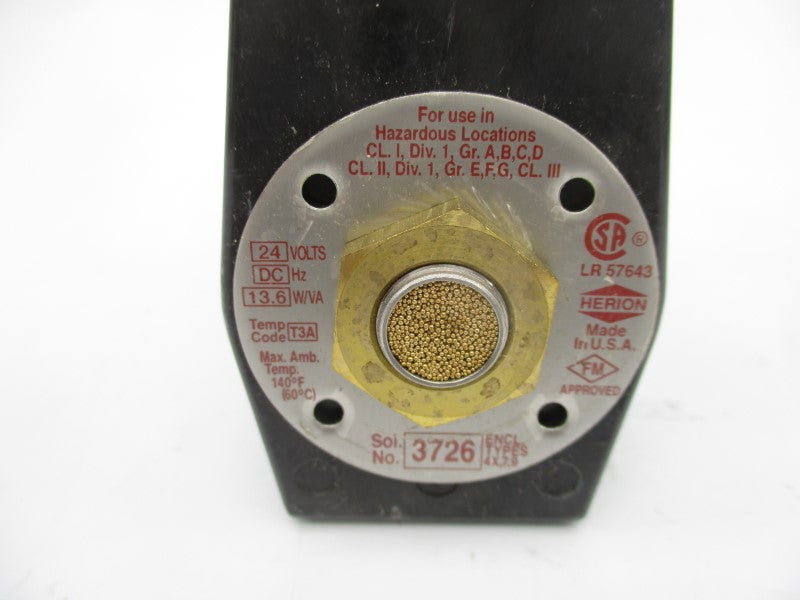 IMI HERION 8110737372602400 24VDC 120PSI NSNP