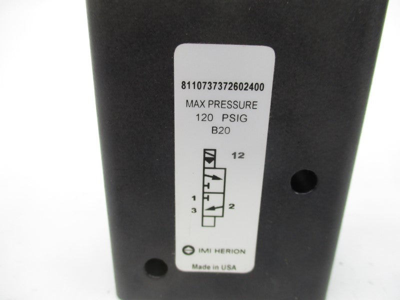 IMI HERION 8110737372602400 24VDC 120PSI NSNP