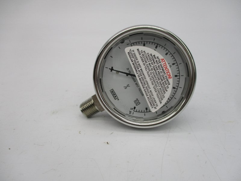WIKA 9749470 3-15PSI 0-100 2.5" NSMP