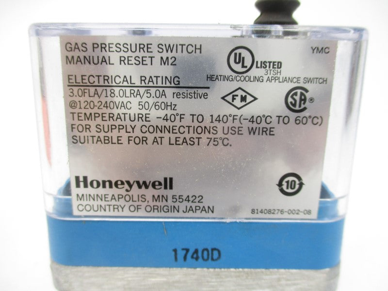 HONEYWELL C6097A1038 120-240VAC 5.0A 5PSI NSMP