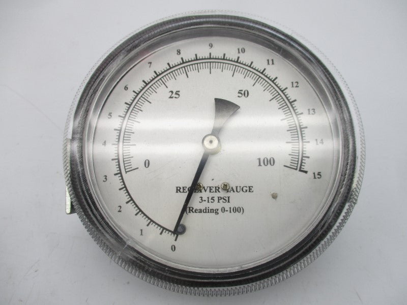 MARSH J-8737 3-15PSI 0-100 3-1/2" NSMP