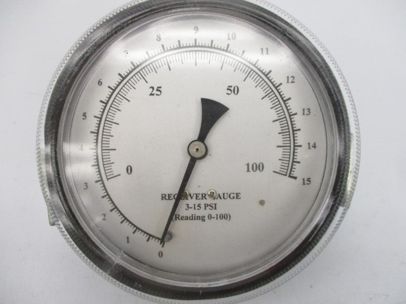 MARSH J-8737 3-15PSI 0-100 3-1/2" NSMP