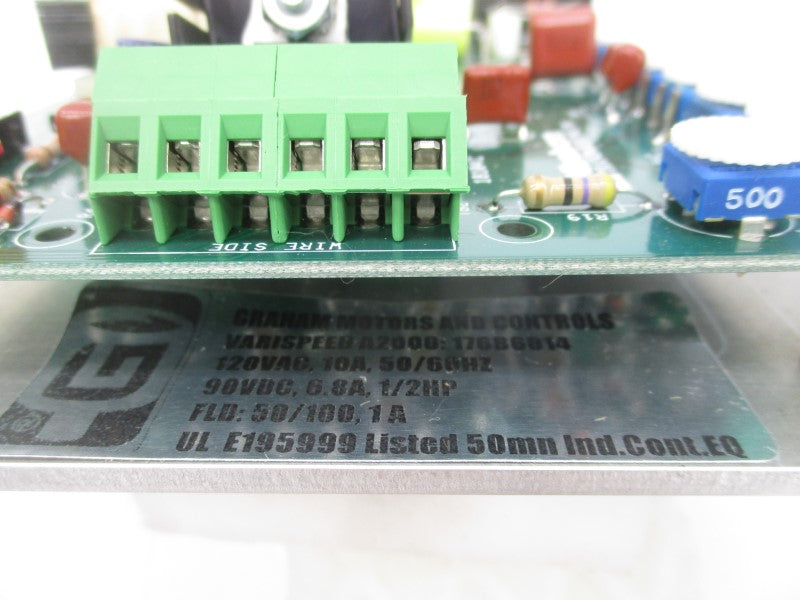 GRAHAM MOTORS 17686014 A2000 120VAC 10A UNMP