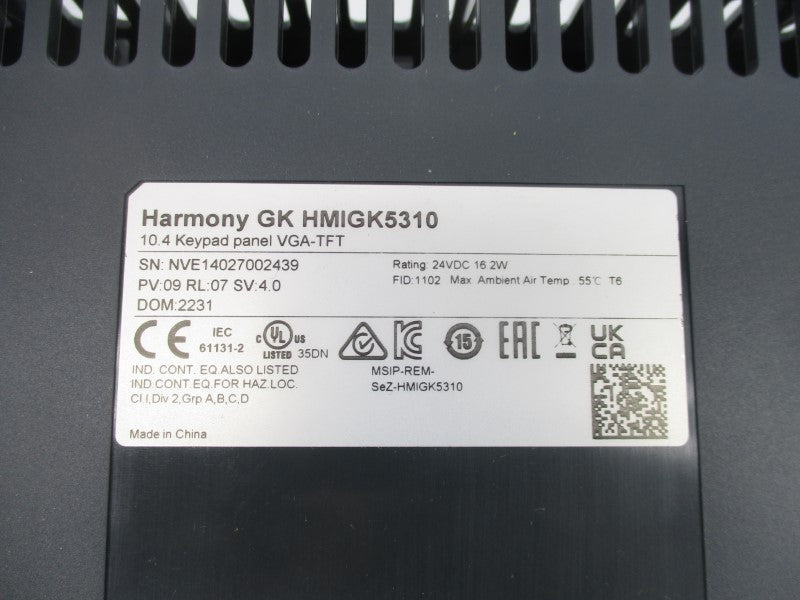 SCHNEIDER ELECTRIC HMIGK5310 24VDC (AS PICTURED) NSNP