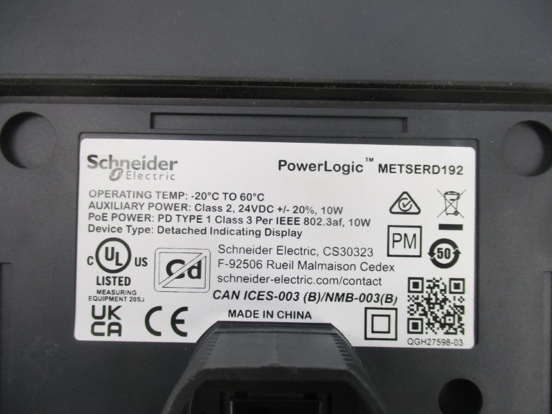 SCHNEIDER ELECTRIC METSERD192 24VDC (AS PICTURED) NSNP