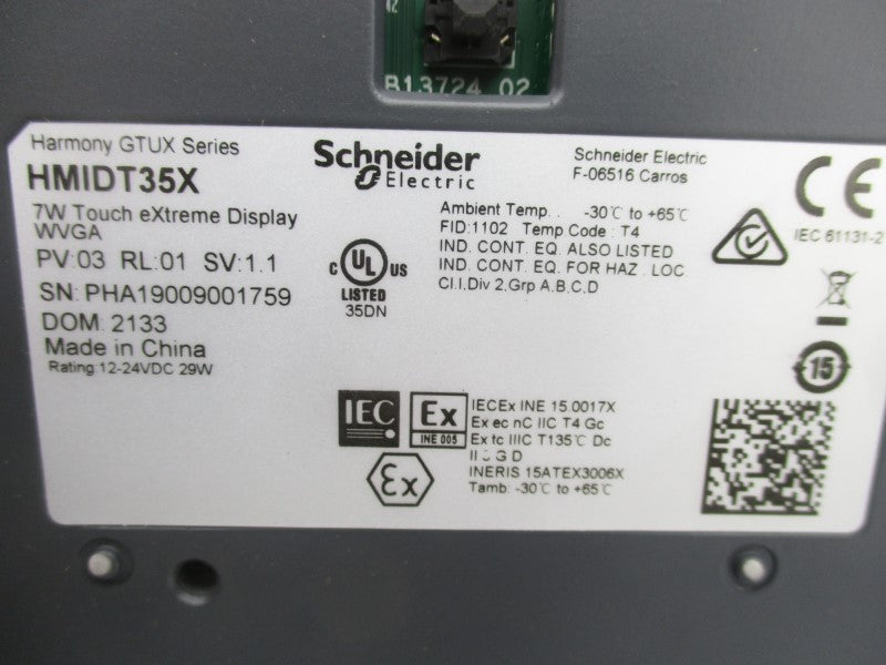SCHNEIDER ELECTRIC HMIDT35X 12-24VDC (AS PICTURED) NSNP