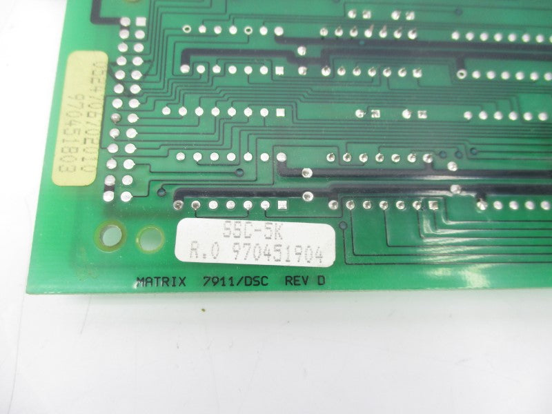 MATRIX 7911/DSC REV. D UNMP