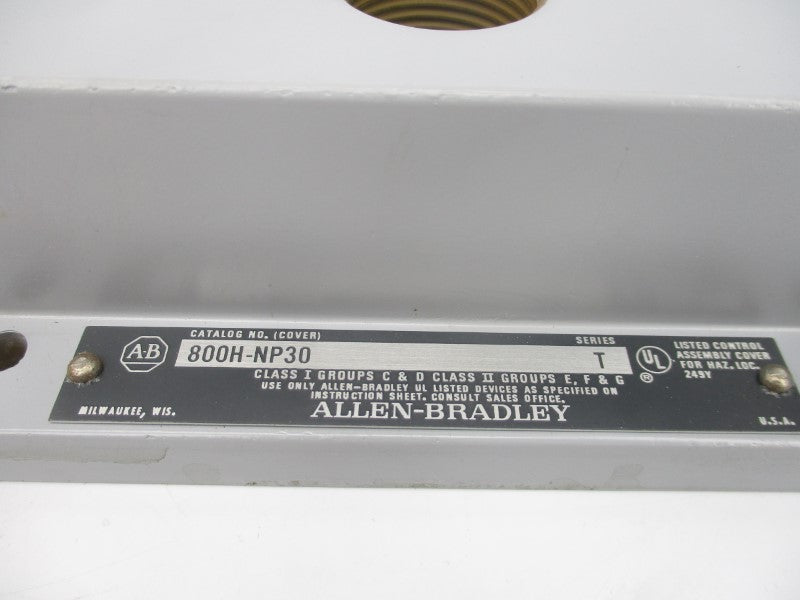ALLEN BRADLEY 800H-NP30 SER. T (BR/YL) NSMP