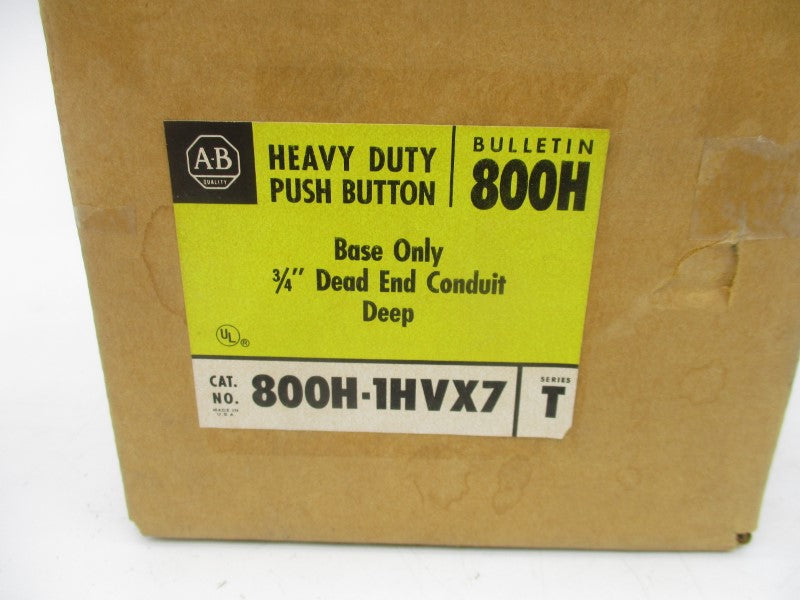 ALLEN BRADLEY 800H-1HVX7 SER. T (BR/YL) NSFS