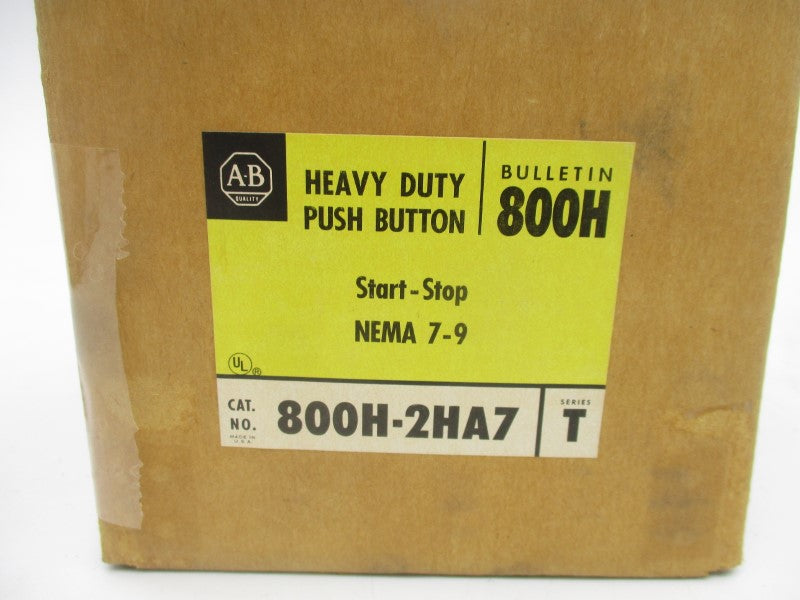 ALLEN BRADLEY 800H-2HA7 SER. T (BR/YL) NSMP