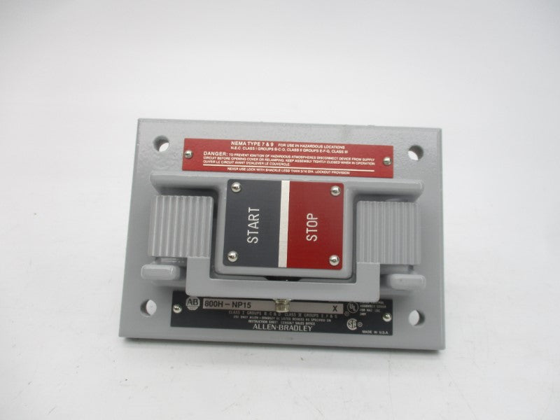 ALLEN BRADLEY 800H-NP15 SER. X (BR/WH) NSMP