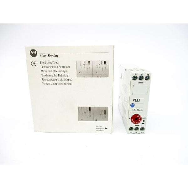 ALLEN BRADLEY 700-FSB3HU23 SER. B 24-240VAC 1.5-30M (WH) NSMP