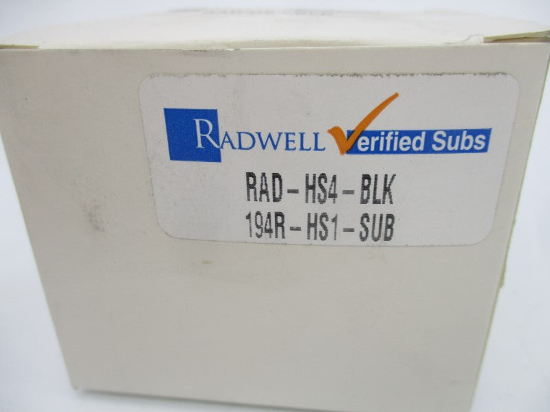 RADWELL RAD-HS4-BLK 194R-HS1-SUB NSMP