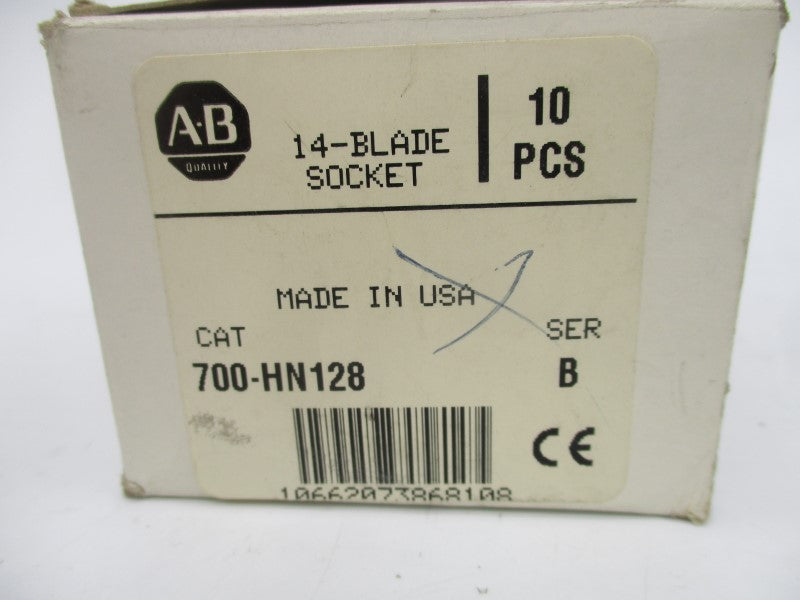 ALLEN BRADLEY 700-HN128 SER. B 300V 7A (PKG OF 10) (WH) NSMP
