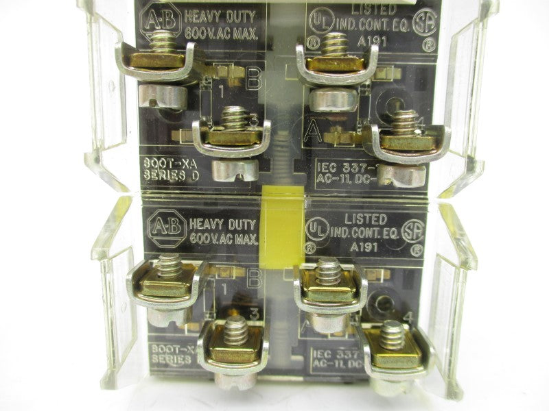 ALLEN BRADLEY 800T-J44C SER. T 600V (BK/YL) NSMP