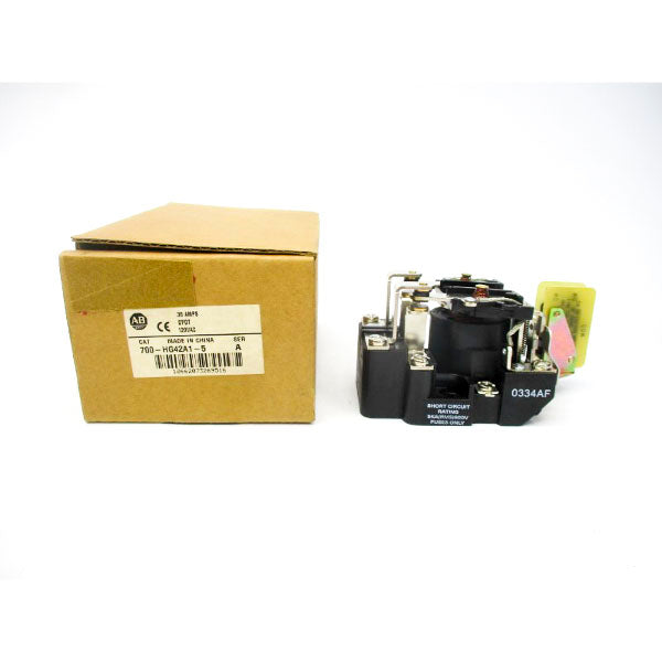 ALLEN BRADLEY 700-HG42A1-5 SER. A 120VAC 30A (BR/WH) NSMP