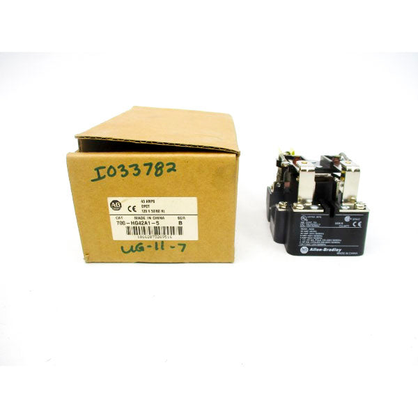 ALLEN BRADLEY 700-HG42A1-5 SER. B 120V 40A (BR/WH) NSMP