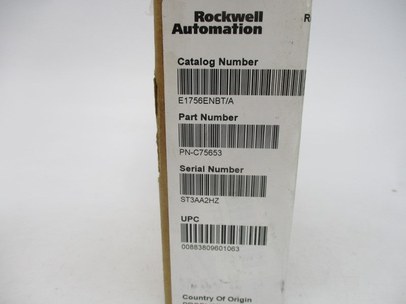 ALLEN BRADLEY E1756ENBT SER. A F/W 4.008 24VDC REMAN