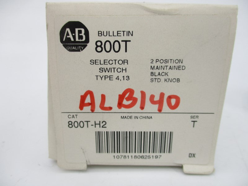 ALLEN BRADLEY 800T-H2 SER. T (WH) NSMP