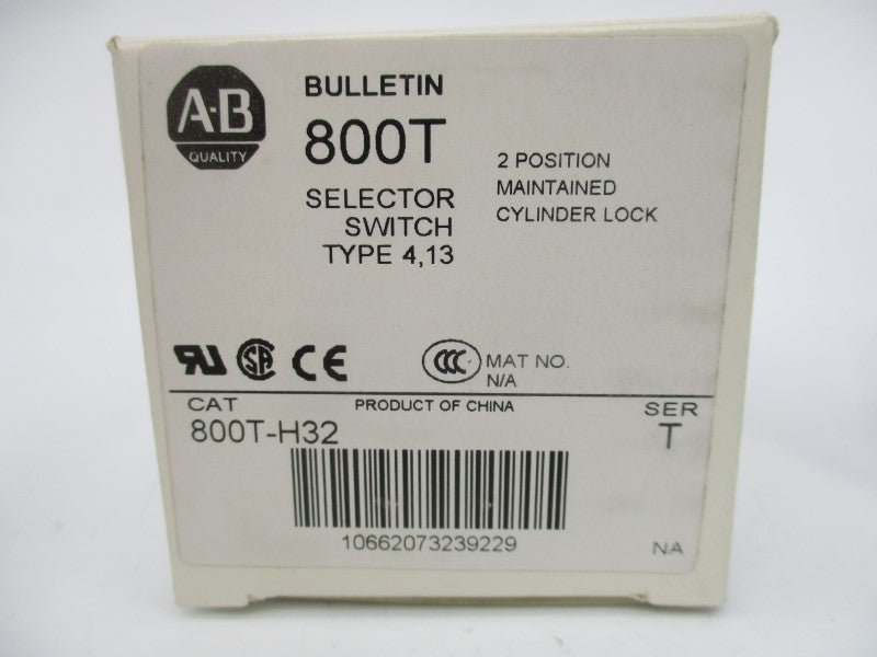 ALLEN BRADLEY 800T-H32 SER. T (WH) NSMP