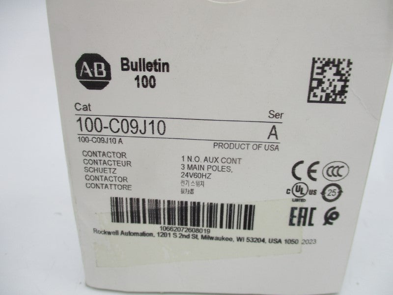 ALLEN BRADLEY 100-C09J10 SER. A 24V 32A (WH) NSMP