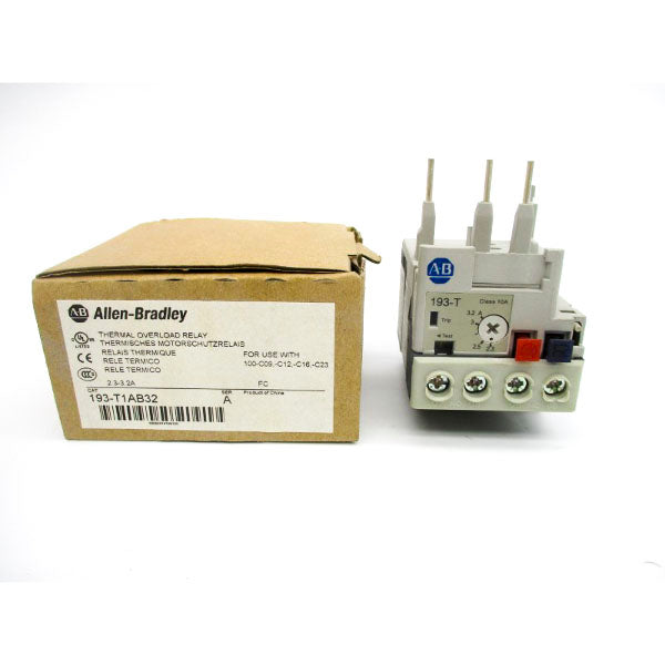 ALLEN BRADLEY 193-T1AB32 SER. A 690V 2.3-3.2A (BR/WH) NSMP