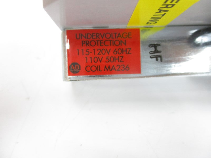 ALLEN BRADLEY 609U-AOXD SER. G 110/115-120V (BR/WH) NSMP