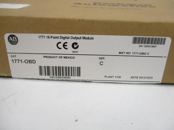 ALLEN BRADLEY 1771-OBD SER. C 5VDC (NO FUSE) NSMP