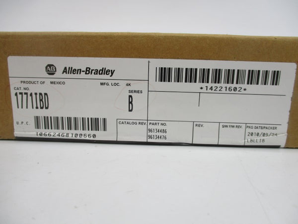 ALLEN BRADLEY 1771-IBD SER. B DATE: 2010 NSFS