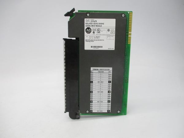 ALLEN BRADLEY 1771-ID16 SER. B 120VAC/DC UNMP