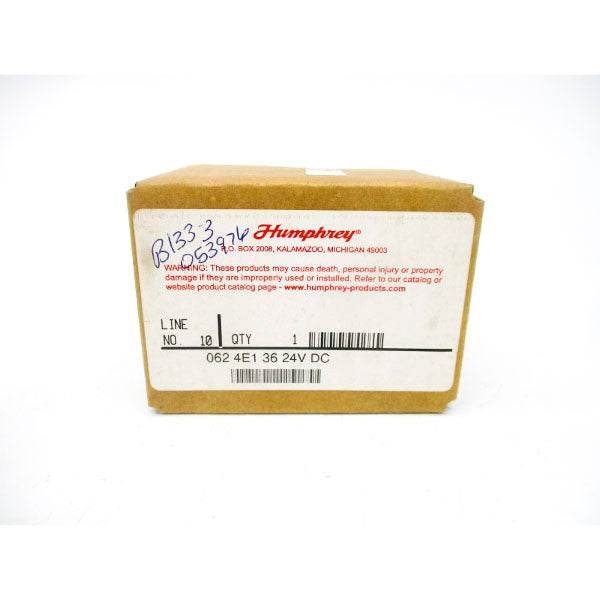 HUMPHREY 0624E13624VDC NSFS