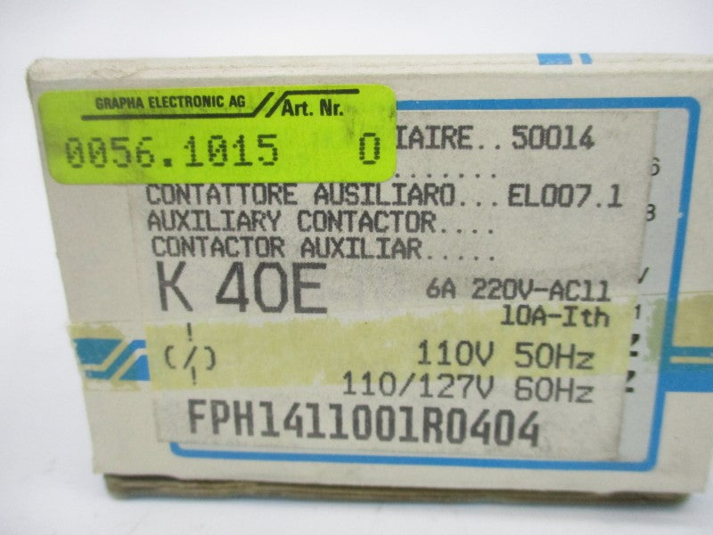 BBC K40E FPH1411001R0404 110-127V 6A NSMP