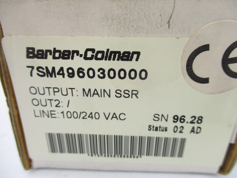 BARBER COLEMAN 7SM496030000 100/240VAC NSMP
