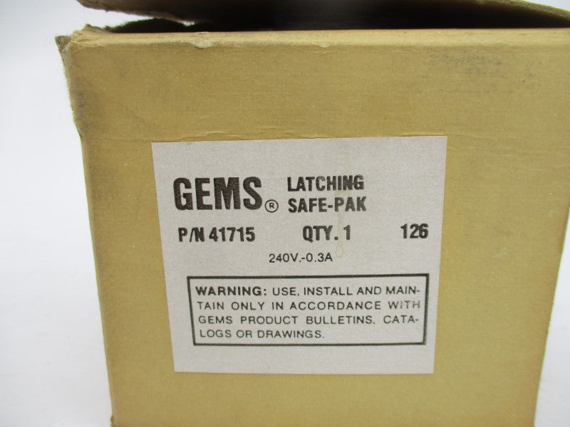 GEMS 41715 240VAC 0.3A NSMP