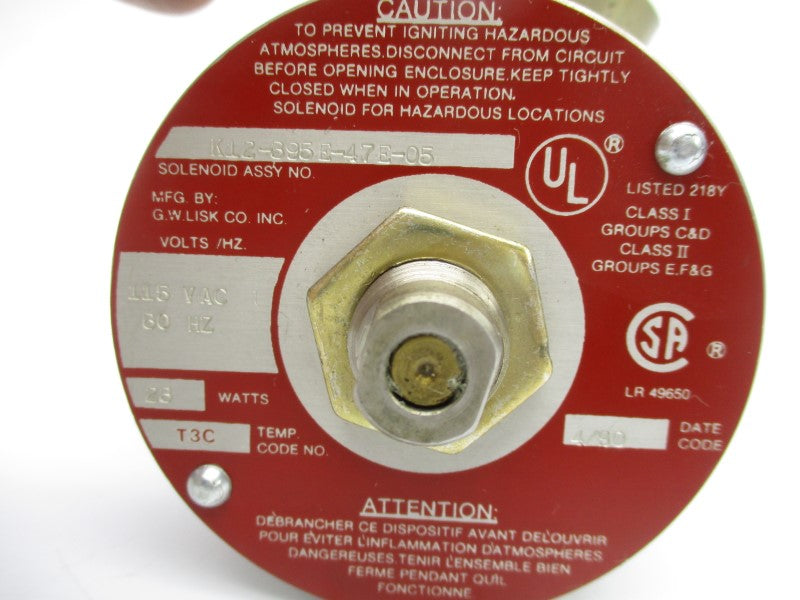 DYNEX 6550-D03-115/60-EPW-10 115VAC NSNP