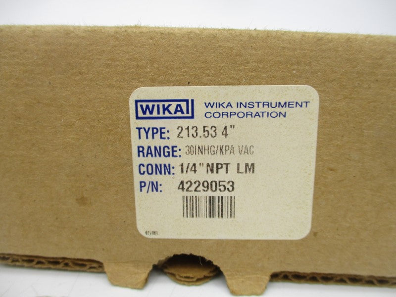 WIKA 4229053 213.53 -30-0 4" NSMP