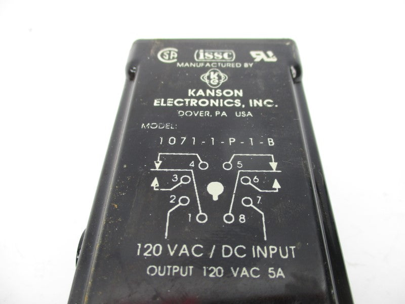 ISSC 1071-1-P-1-B 120VAC/DC 5A 1-10 (AS PICTURED) UNMP