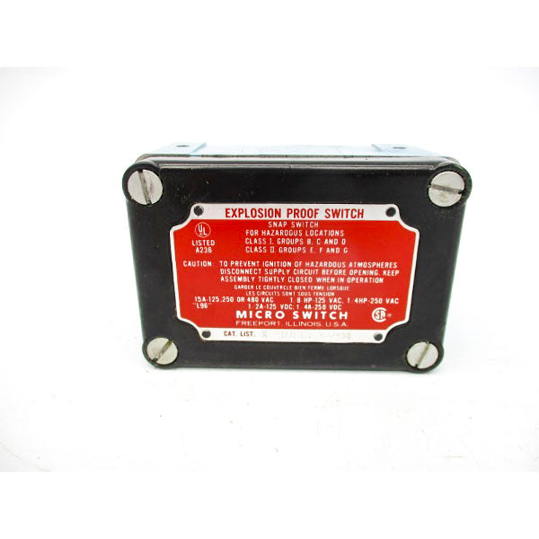 MICRO SWITCH EX-AR800 480VAC 15A NSNP